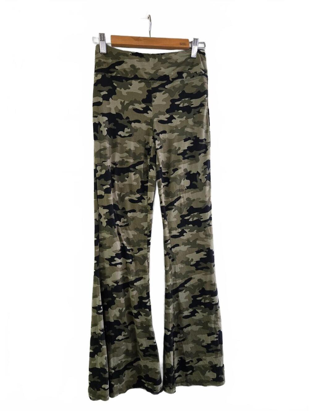 Eye Candy Women's Camouflage Flared Pants Size M